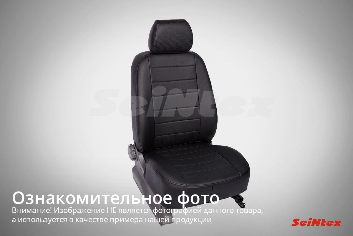 Чехлы из экокожи для SKODA Rapid sedan цельная(2014-) ,Seintex арт. 87022