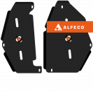 Защита  топливного бака Renault Koleos II 2016-2020 V-all , ALFeco, сталь 2мм, арт. ALF1543st-4