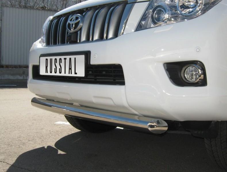 Защита переднего бампера d76 для Toyota Land Cruiser Prado 150, Slitkoff PNZ-000471