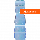 Mitsubishi L200 6G 2023- V-2,4D AT GLS защита радиатора, редуктора переднего моста, АКПП и РК (5 частей), ALFeco, алюминий, 4 мм, арт. ALF1458al