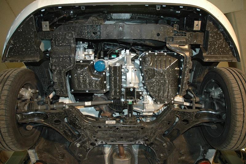 Защита картера и КПП для Kia Picanto ,Sheriff арт.11.1781  (Сталь 2,0 мм)