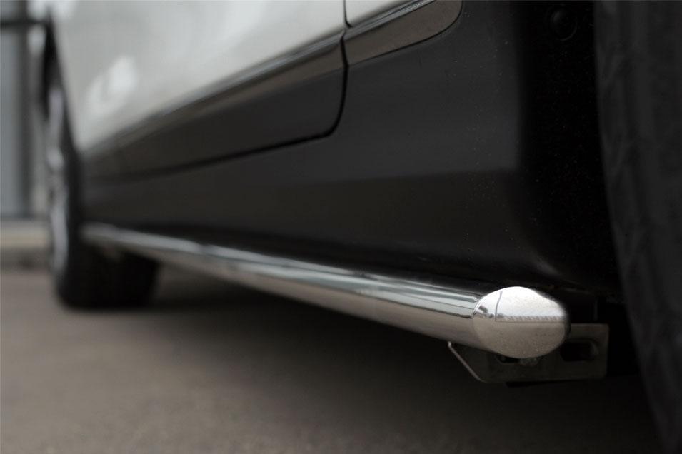 Пороги труба d42 для Infiniti QX 50 2014-2016, Slitkoff IQXT-001967