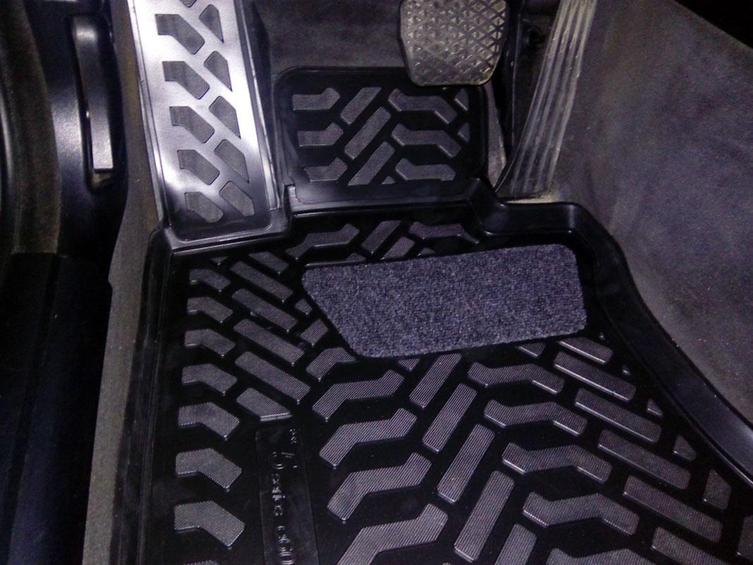 Ковры салонные модельные высокий борт 3D с подпятником для BMW 5er E60 2003-2010, Элерон 62401