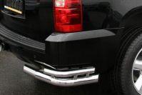 Защита заднего бампера угловая для автомобиля CHEVROLET Tahoe 2007-2012. CVTH.07.19, Россия