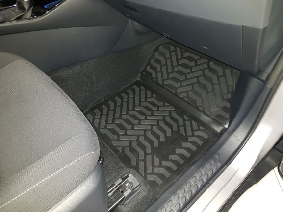 Ковры модельные (высокий борт) для Toyota CH-R (2016-) (3D с подпятником) , Элерон, арт. 61985