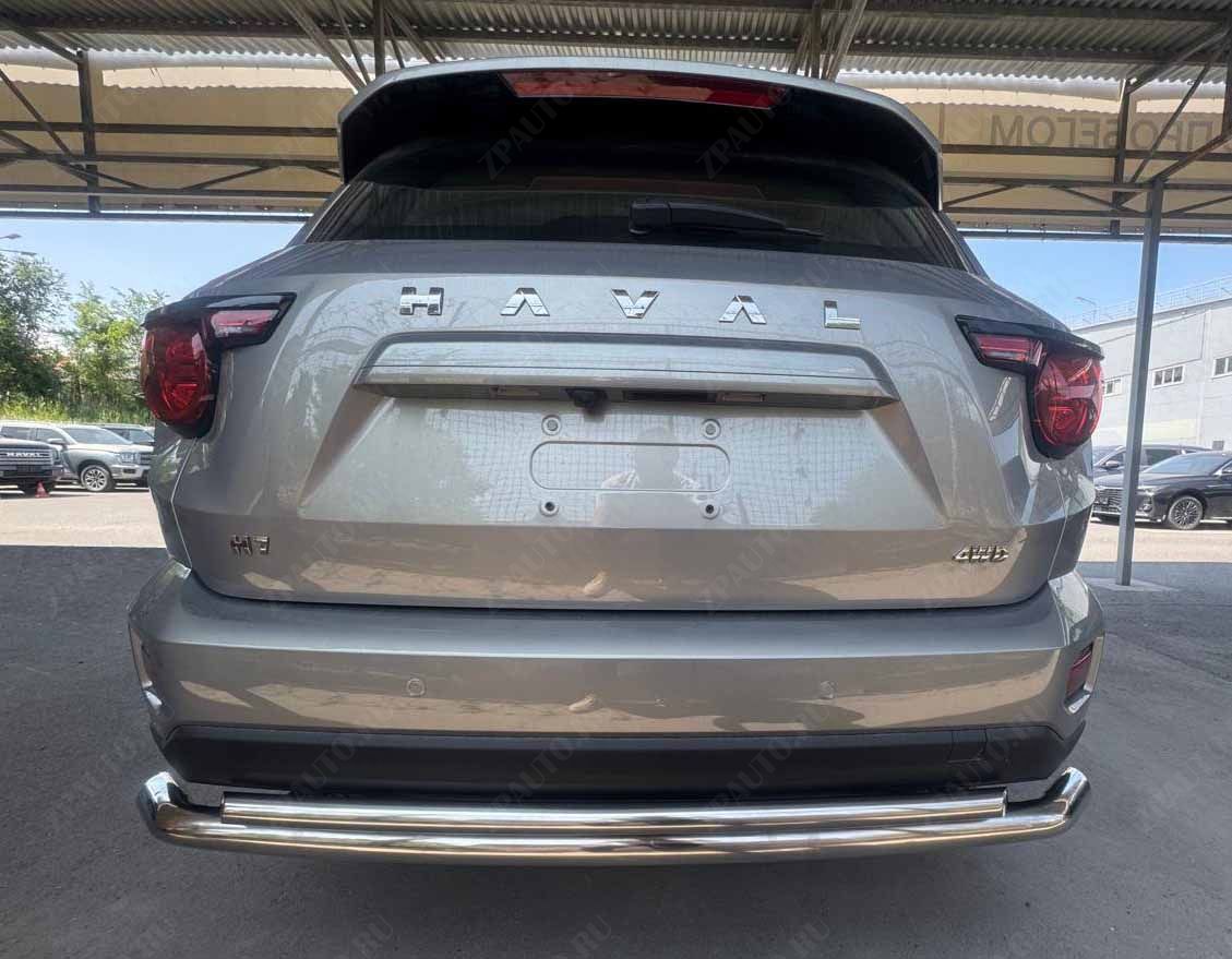 Защита заднего бампера двойная для автомобиля Haval H7 2025 арт. HVH7.25.16
