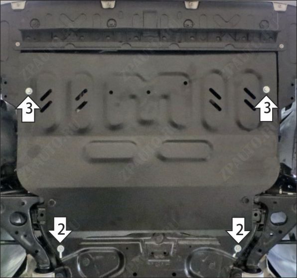 Защита АвтоСтандарт (Двигатель, Коробка переключения передач), 1,5 мм,  для Gac GS5  2019- арт. 57801