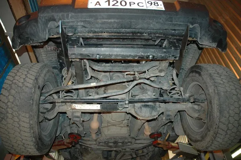 Защита рулевых тяг для JEEP Wrangler  2006 - 2018, V-4.0 AT, Sheriff, алюминий 4 мм, арт. 04.2276