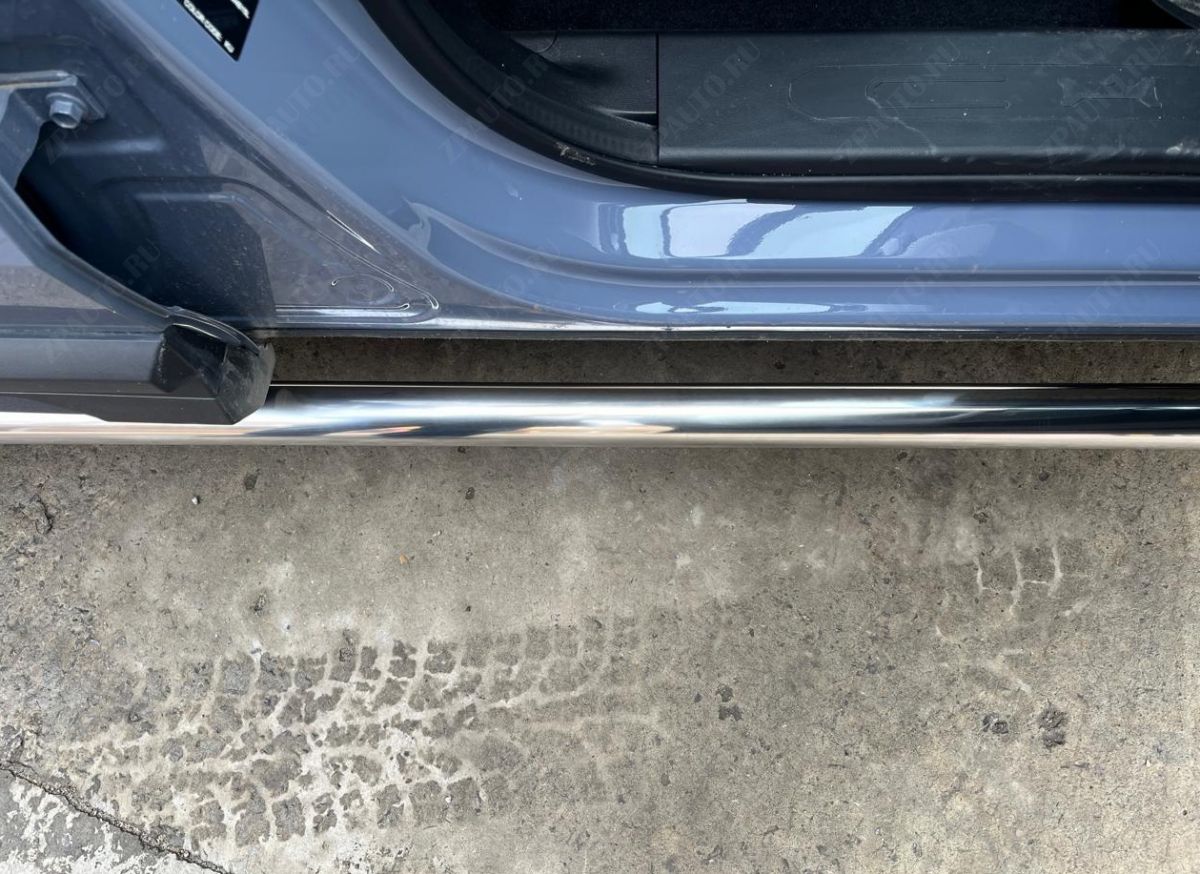 Защита штатного порога труба для автомобиля HAVAL H3 2024 арт. HVH3.24.32