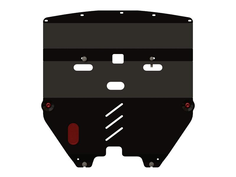 Защита картера и КПП для NISSAN Teana  2003 - 2008, V-2,0; 3,5, Sheriff, сталь 2,0 мм, арт. 15.0976