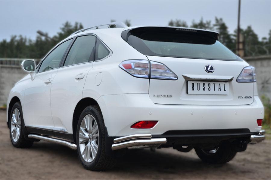 Защита заднего бампера уголки d57/42, Slitkoff LRXZ-000418