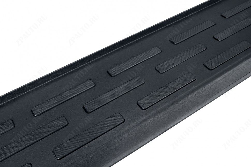 Пороги алюминиевые "Premium Black" 1800 черные Kia Sorento Prime (2017-2020) , Slitkoff, арт. AL-KS1709