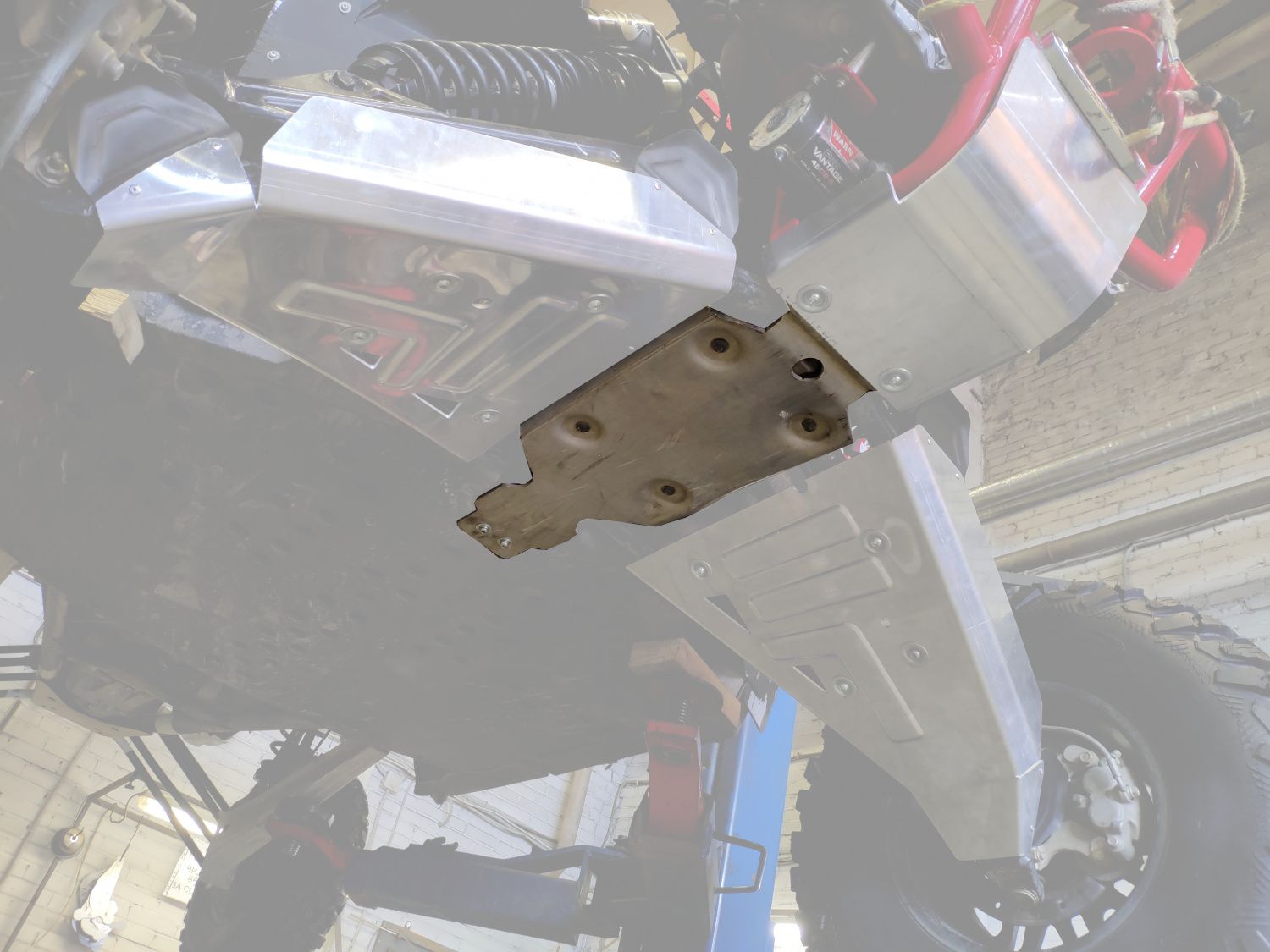 Защита переднего редуктора для CAN-AM Maverick X3 2017-, алюминий 4 мм, STORM, арт. 4354