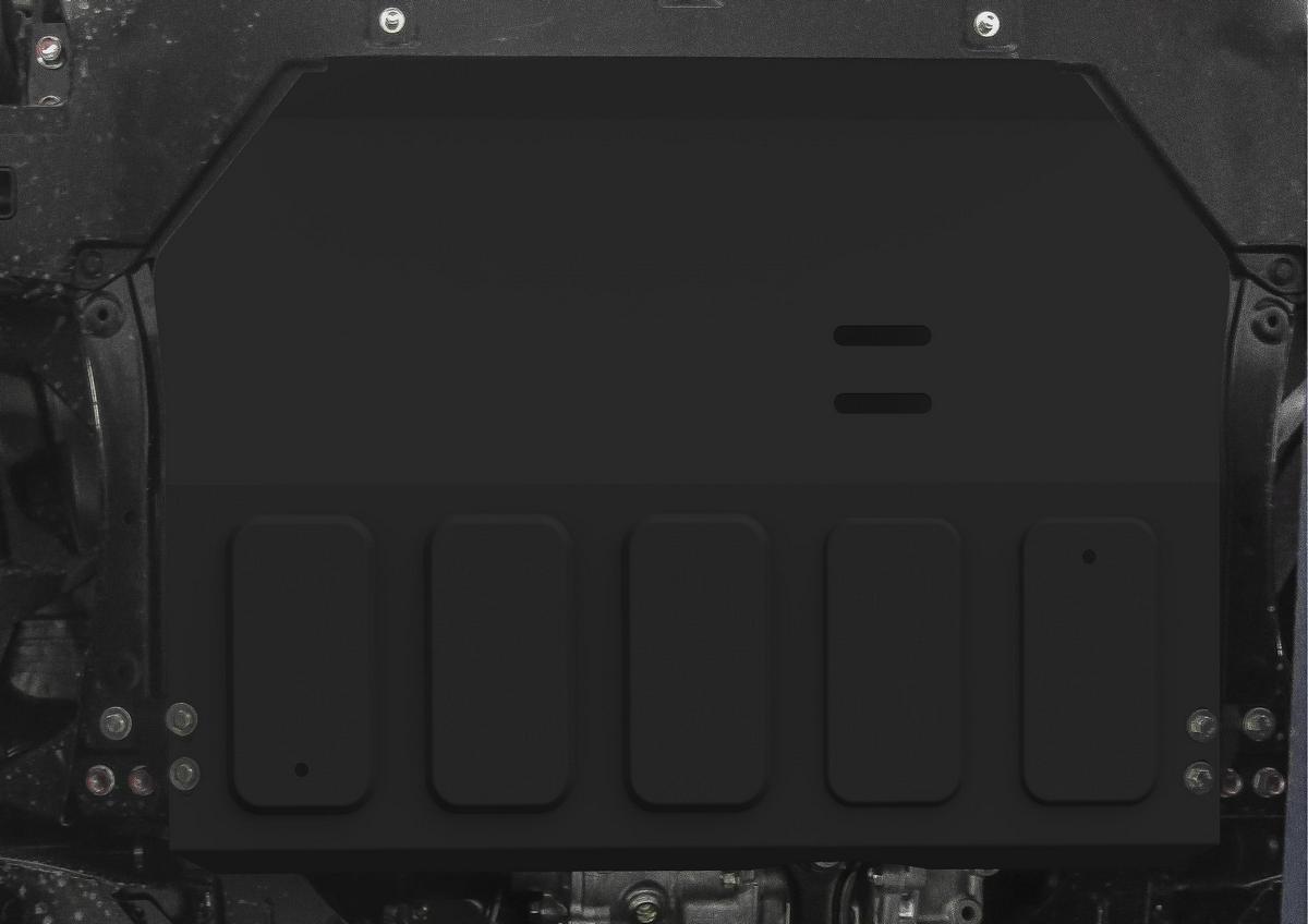 Защита картера и КПП Rival для Mitsubishi Eclipse Cross 2018-2021, сталь 1.8 мм, с крепежом, штампованная, 111.4050.1