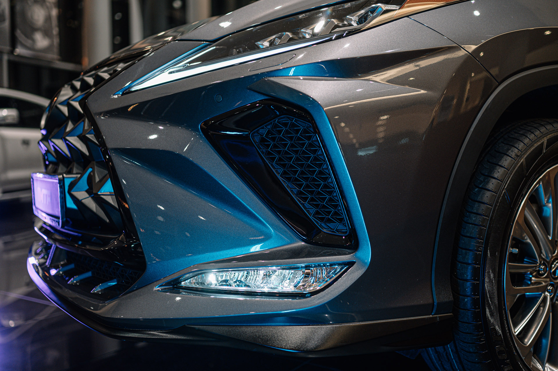 Облицовка переднего бампера в сборе для Lexus RX 2019-2022, MTR, арт. MTR-AL20-200542