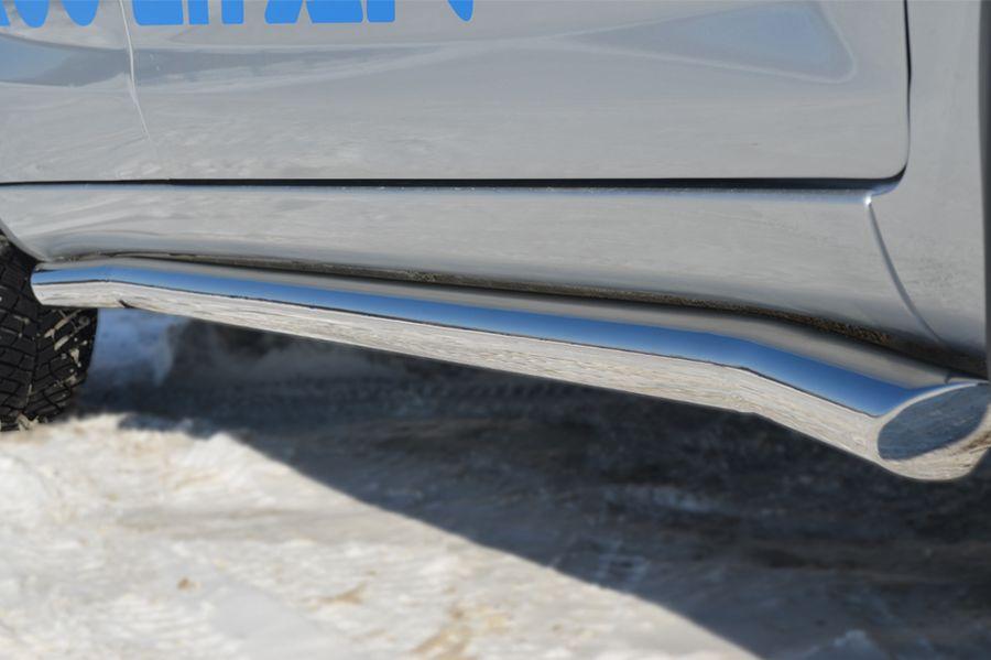 Пороги труба d57 вариант 1 для Lifan X60, Slitkoff LFT-0012411