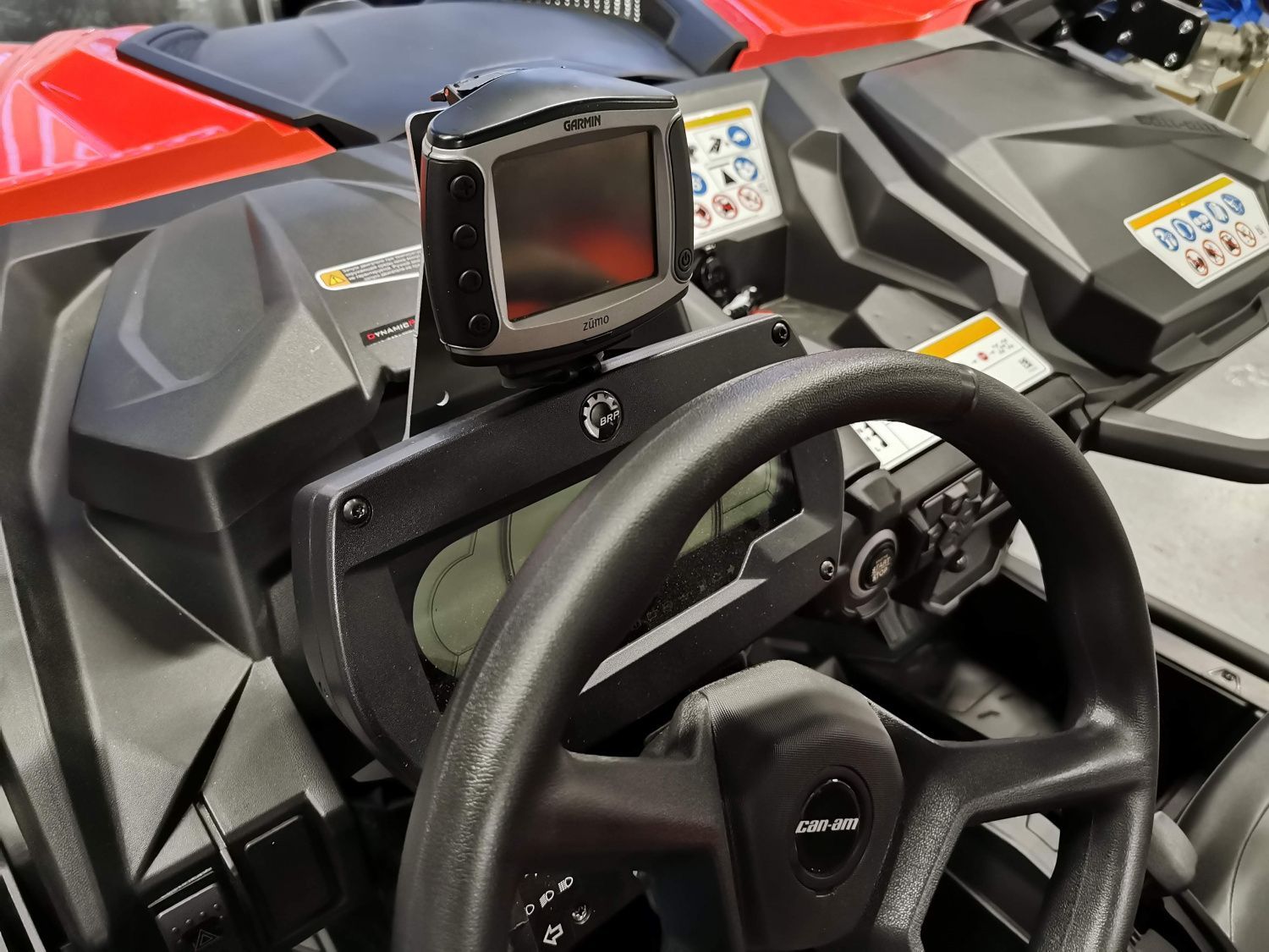 Кронштейн навигатора для CAN-AM Maverick Trail/Sport 800/1000 2018 -, сталь 2 мм, STORM, арт. MP 0572