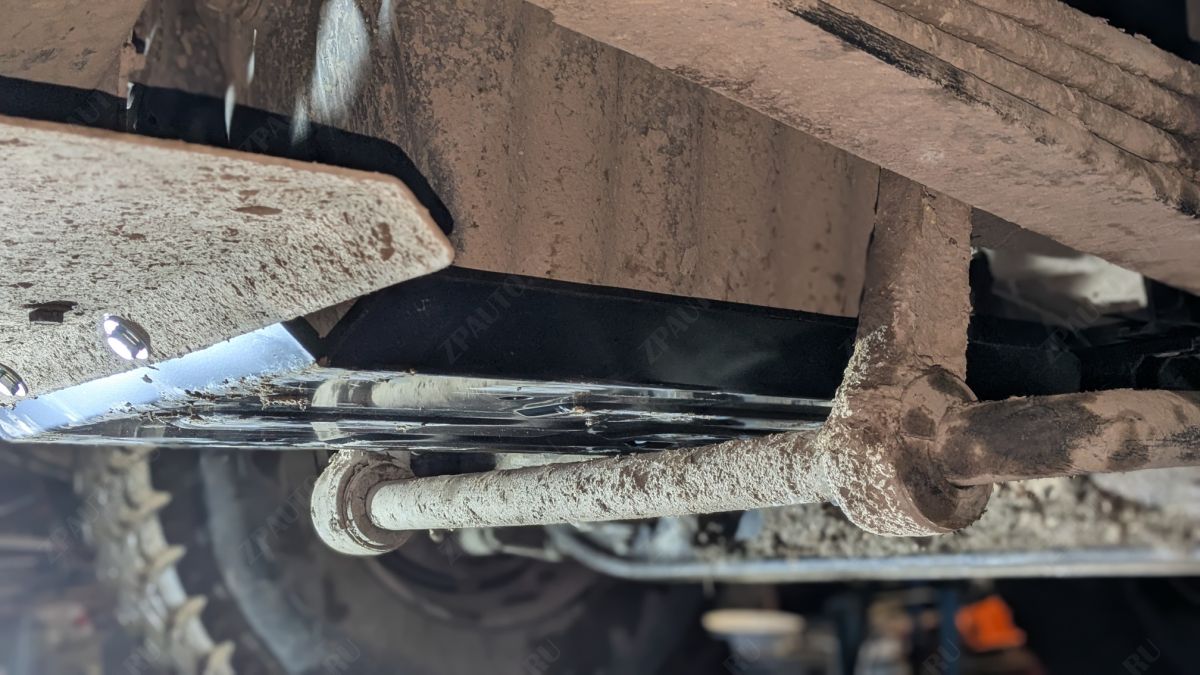 Защита радиатора для Kamaz - Cummins  2021 -, V-MT RWD, Sheriff, сталь 2,5 мм, арт. 27.5190