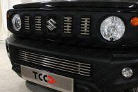 Решетка радиатора нижняя 12 мм (не устанавливается с кенгурином) для автомобиля Suzuki Jimny 2019- TCC Тюнинг арт. SUZJIM19-12