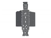 Защита днища для YAMAHA Viking  2014-16, алюминий 4 мм, STORM, арт. 2538