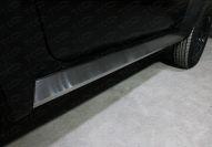 Накладки на пластиковый внешний порог (лист шлифованный) 2шт для автомобиля Suzuki Jimny 2019- TCC Тюнинг арт. SUZJIM19-06