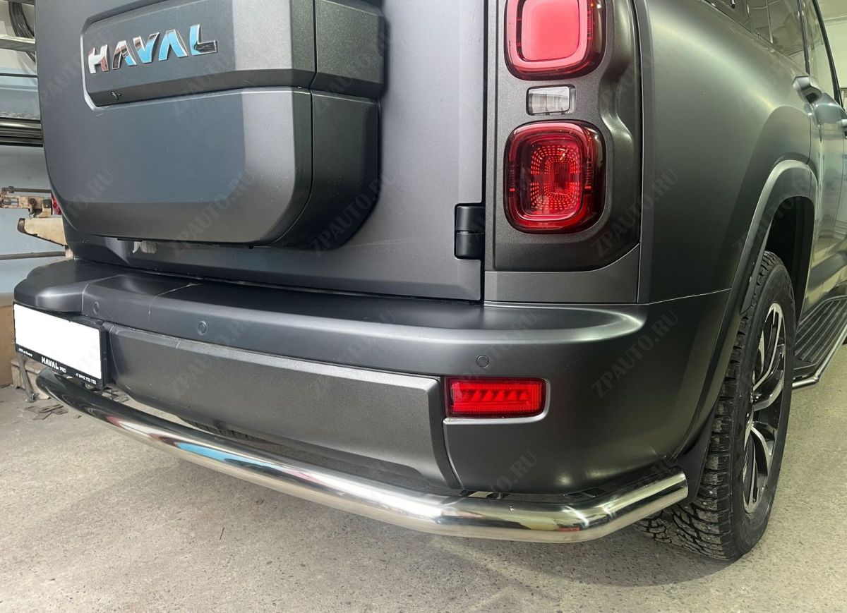 Защита заднего бампера угловая большая для автомобиля Haval H9 2024- арт. HVH9.24.21