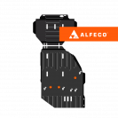 Haval H5 Pro 2023- V-2.0D 8AT 4WD (150 л.с.) комплект защиты (редуктор переднего моста, кпп и РК (2 части)), ALFeco, сталь, 2 мм, арт. ALF5512st