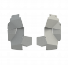 Защита колесных арок для YAMAHA Wolverine RMax4 2021 -, алюминий 3 мм, STORM, арт. 4975