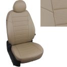 Чехлы для Peugeot Partner Tepee Family / Citroen Berlingo II (3 отдельных кресла) с 08г. / Opel Combo (PCMA) с 21г., Экокожа, (Темно-бежевый + Темно-бежевый), Autopilot арт. pe-pr-tf-tbtb-e