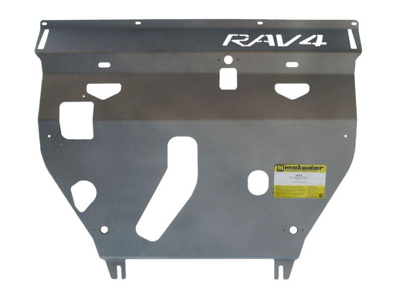 Защита двигателя, кпп алюминиевая Motodor для Toyota RAV4 III 2005-2013 (5 мм, алюминий), 32515