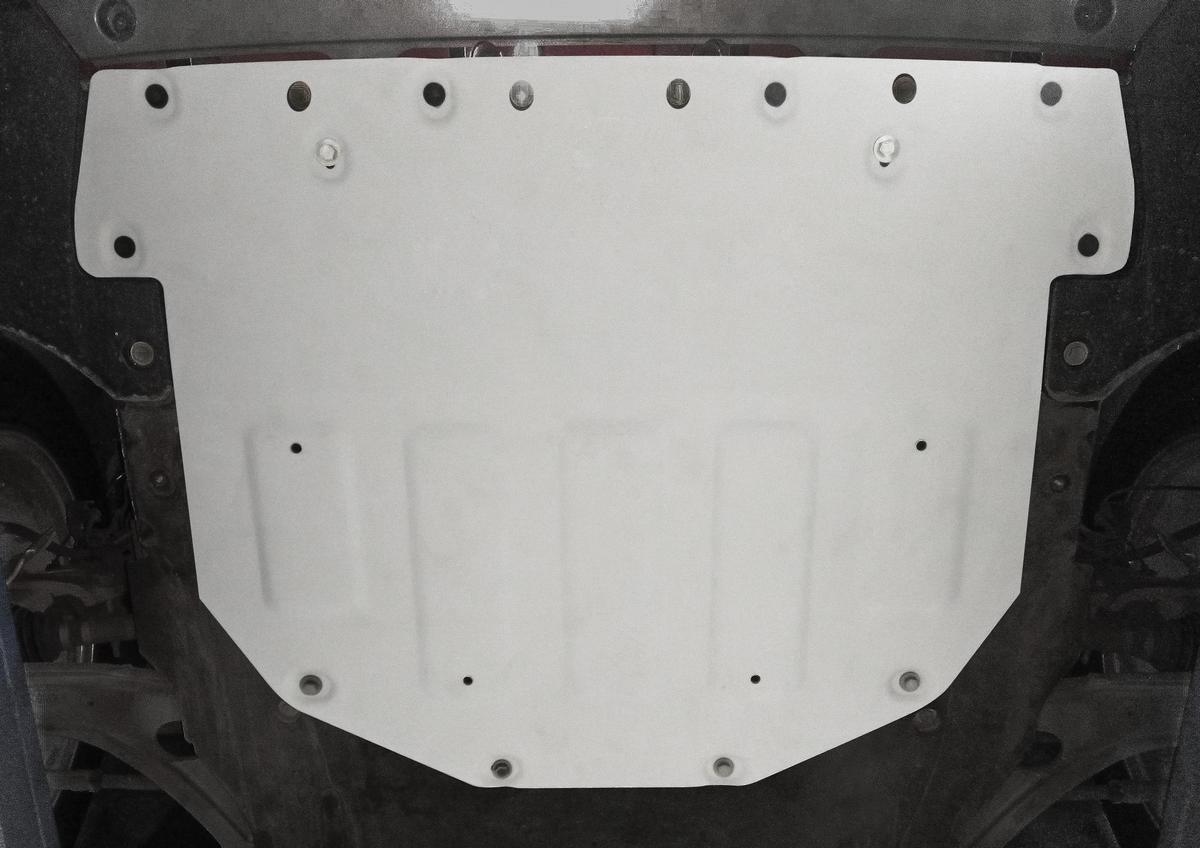 Защита картера и КПП Rival для Land Rover Range Rover Evoque II 2018-н.в., штампованная, алюминий 4 мм, без крепежа, 3.3129.1