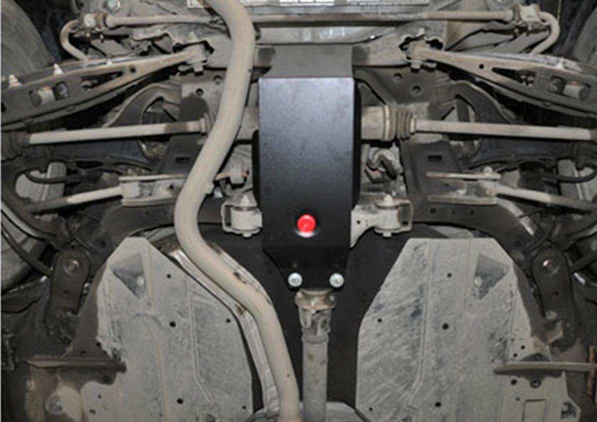 Защита редуктора АвтоБроня для Subaru Impreza WRX III (V - 2.5) 2007-2010, сталь 1.8 мм, с крепежом, 111.05402.2