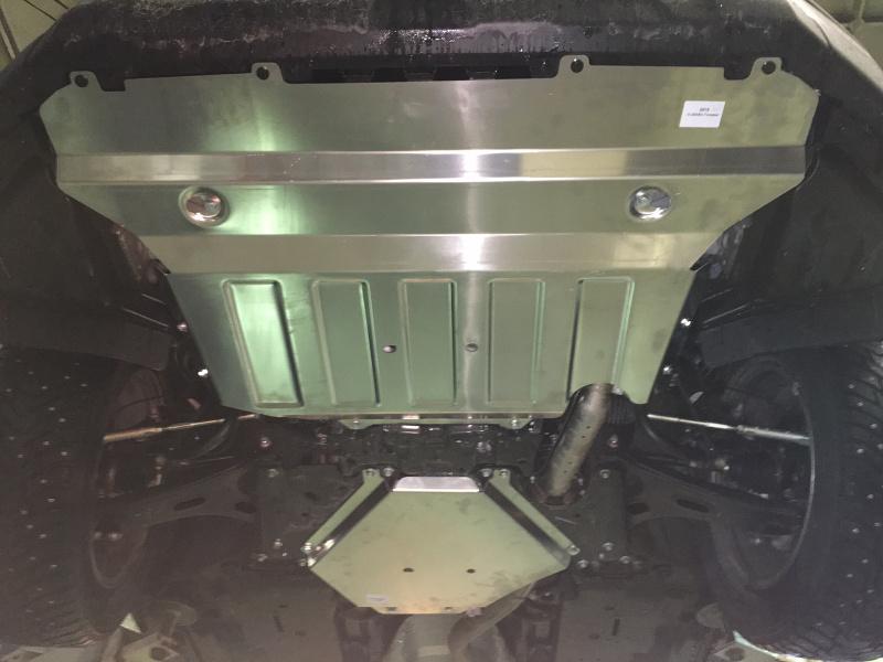 Защита картера для SUBARU Forester  2018 -, V-2,0 СVT; 2,5 CVT 4WD, Sheriff, алюминий 3 мм, арт. 22.3978