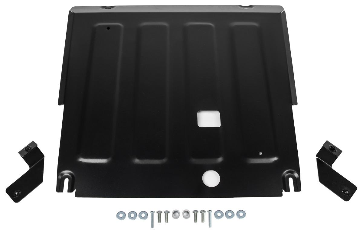 Защита картера и КПП АвтоБроня для Haval Jolion (V - 1.5Т) РКПП FWD (кроме комплектации Comfort) 2021-н.в., сталь 1.5 мм, с крепежом, штампованная, 111.09421.1