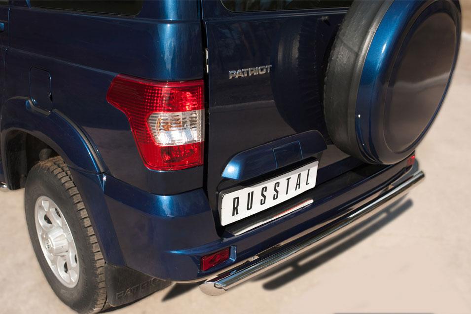 Защита заднего бампера d57 для UAZ Patriot 2014, Slitkoff UPZ-002070