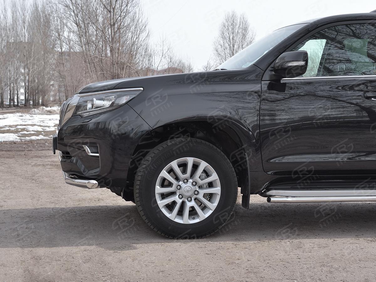 Защита переднего бампера d57 секции LCPZ-002859 для автомобиля TOYOTA LC PRADO 150 2017-, Slitkoff