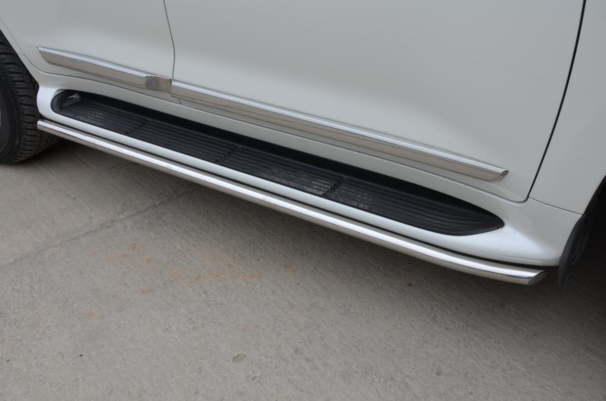 Защита штатного порога сбоку для автомобиля TOYOTA Land Cruiser 200 Executive  Lounge 2018, Россия TLCEL200.18.30-1